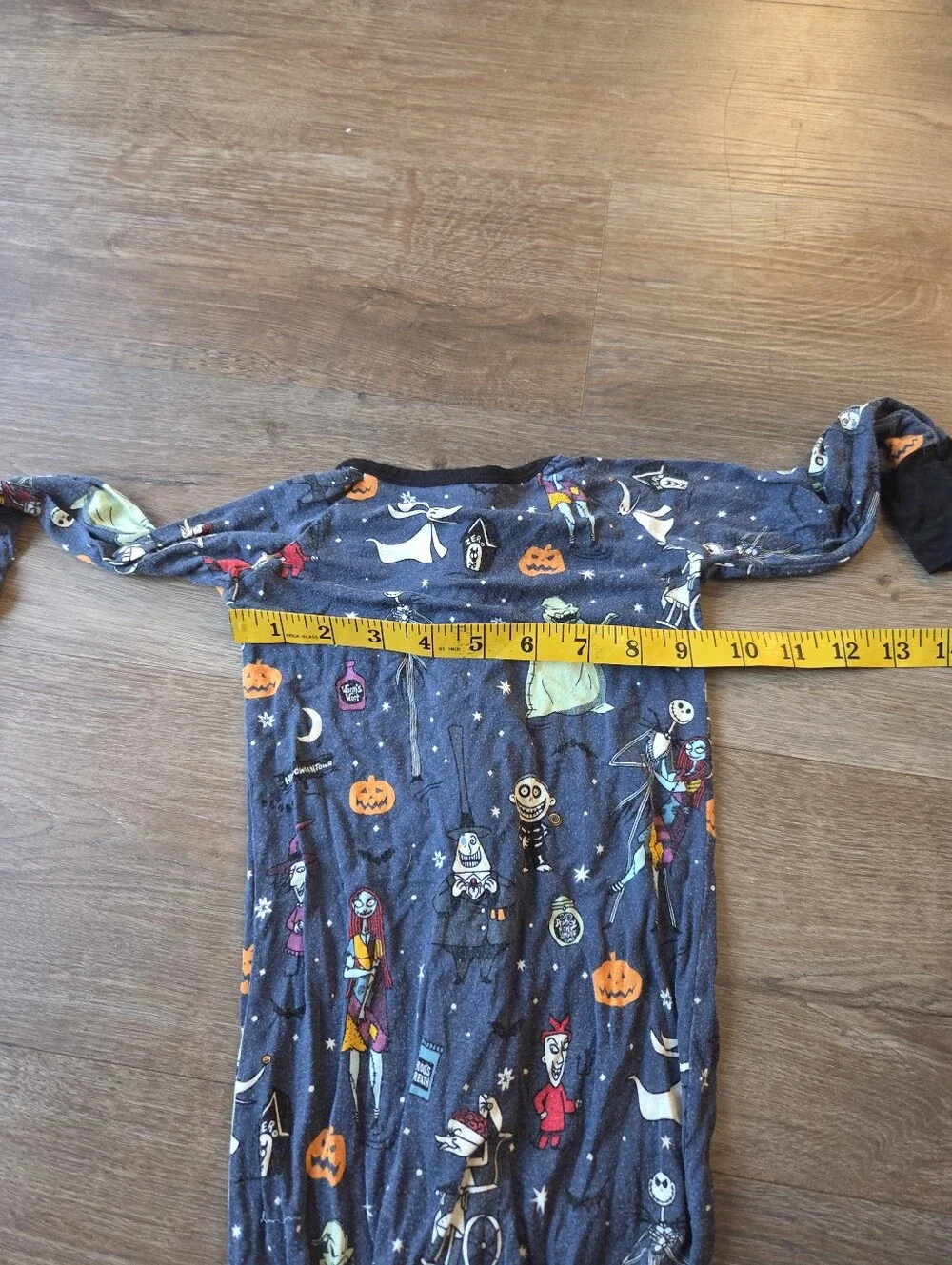 Little Sleepies Bamboo Nightmare Before Christmas Pajamas Oogie Boogie 12-18m
